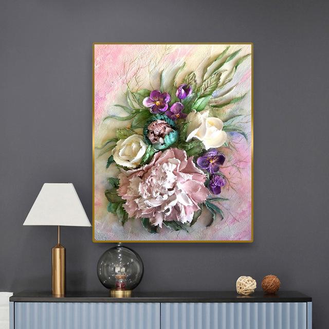 Art Scandinavian Flower Poster Home Decor Canvas Painting Wall Art Posters And Prints Wall Pictures For Living Room Decoration