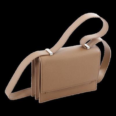 Bolso pequeño de cuero Via Durini Nava - Caramelo