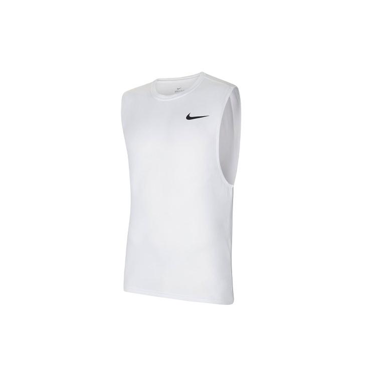 Men s Nike Casual Breathable Running Fitness Training White Vest CZ2410-100 XXL