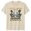 Salty Moms Beach Club Skeleton Girls Just Wanna Have Sun TShirt