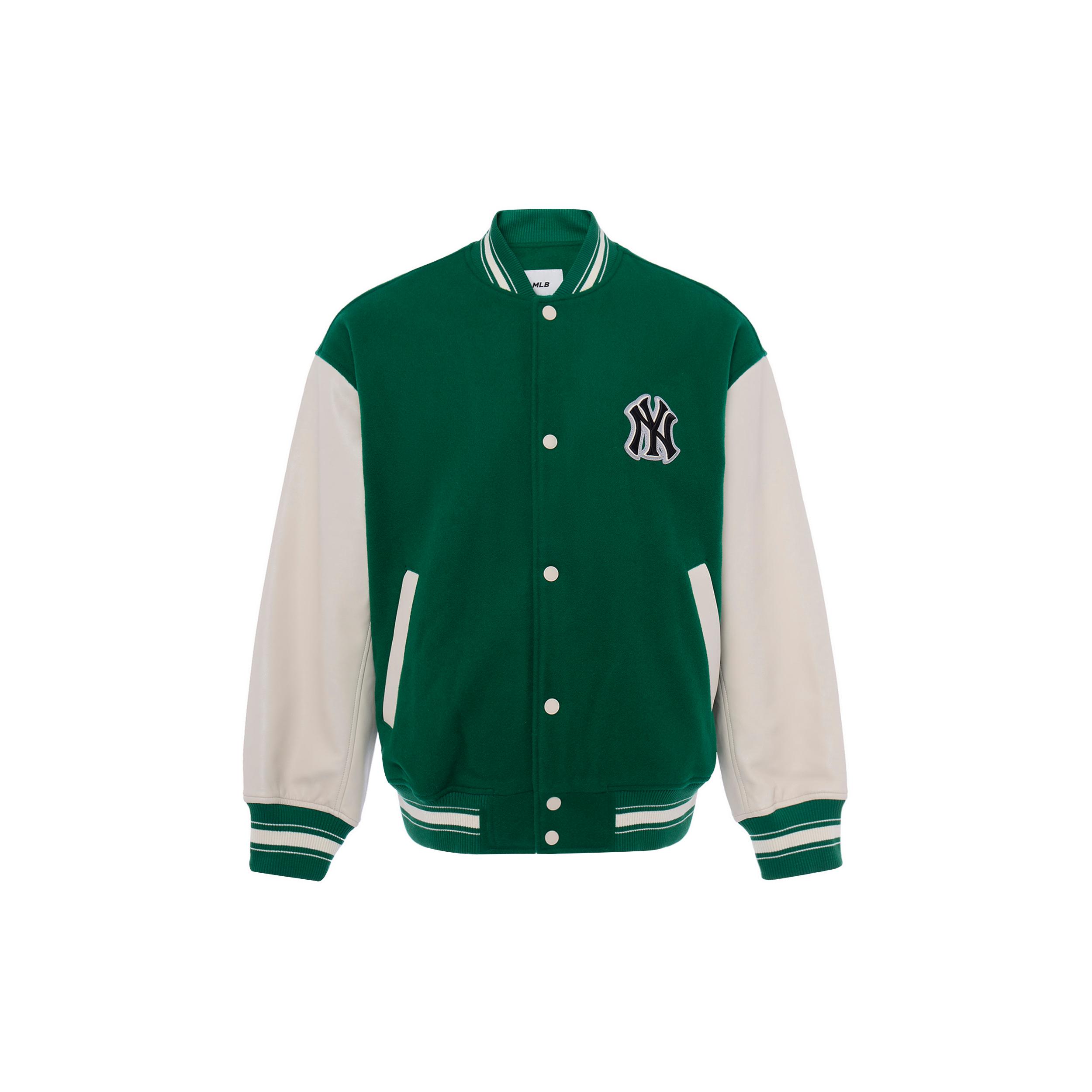 MLB Baseball Jacket Unisex Green 3AJPB0131-50GNM XS