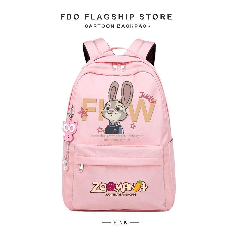 Zootopia 2 themed backpacks for girls, stylish and cute, trendy student backpacks 0193 42*14*30cm