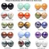 Gemstones Sphere Balls Mix 6PCS, 30mm Small Ball Figurine, Natural Crystal Spheres Round Sphere Balls, Stone Spheres Decorative Balls for Room Decor