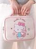 Sanrio Waterproof Cosmetic Bag - Large Capacity, Portable Travel Wash Bag