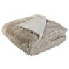 Manta multicolorida - Home ESPRIT - 220x240 cm - Bege - Tamanho único - 1,28 kg