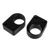 Motorcycle Handlebar Riser Relocation Adapter Aluminum Mount Extension Kit for Ninja 300 2013-2019 (Black)