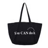 Spring and Summer New Large-capacity Striped Canvas Bag Double-sided Tote Bag Versatile Shoulder Bag