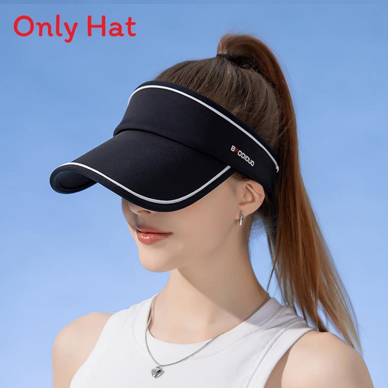 Ice Silk Sun Hat With Short Brim For Summer Outdoor Sun Protection