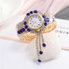 Luxury Rhinestone Women Watches Fashion Adjustable Bangle Ladies Quartz Wristwatch Reloj Mujer