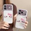 Leopard Print Cat Expression iPhone 15 Compatible ProMax Anti-Drop Case