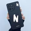 For Realme 11 4G Case Cover Lucky Initial Letter Shockproof Silicone Soft Matte Phone Bumper for Oppo Realme11 4G RMX3636 Casing
