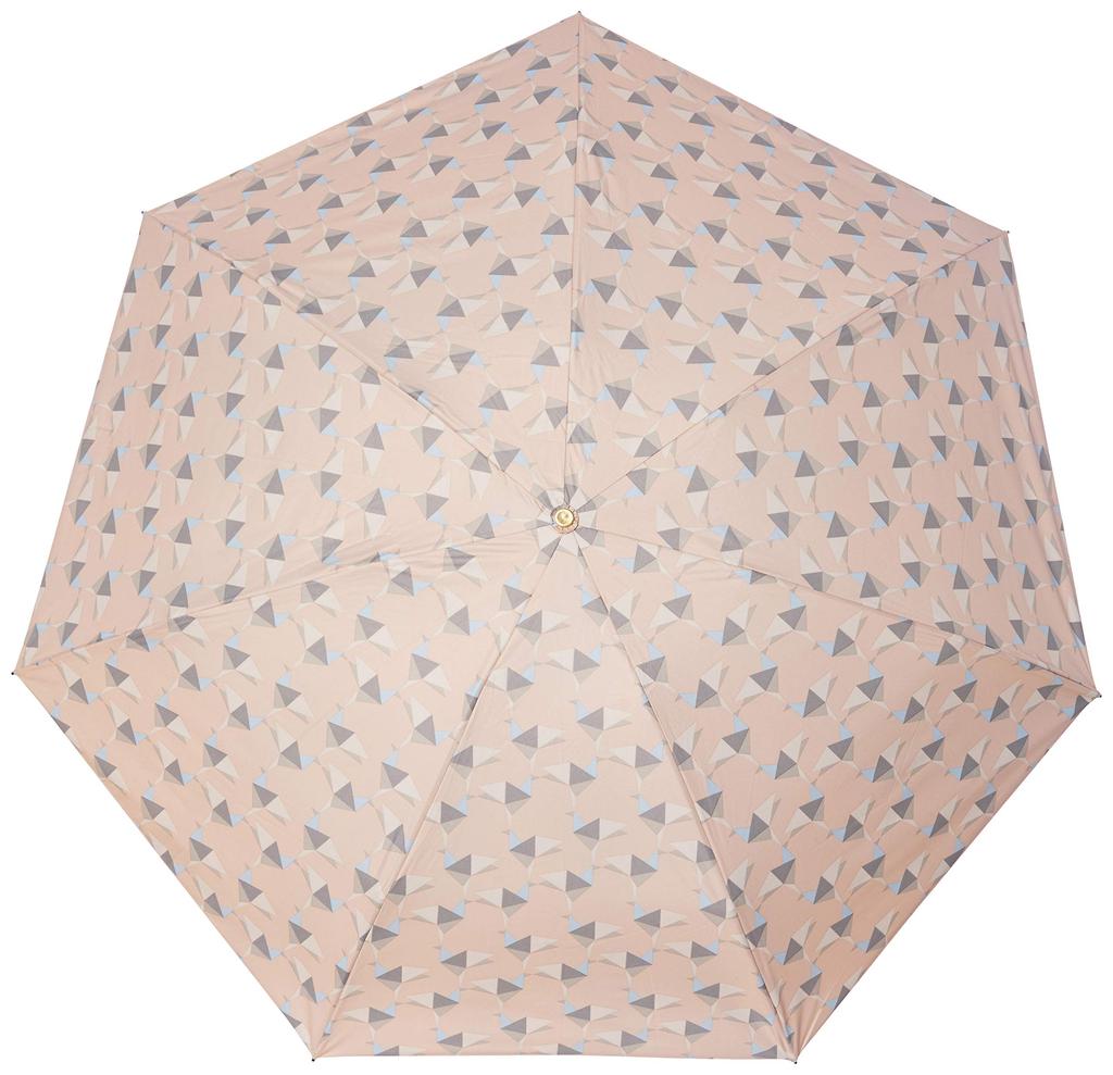 Moonbat KOKoTi Sonne Regen Faltbarer Origami Kariert Stilvoll und Niedlich Geschenk für Frauen und UV Carbon Super Pale Rippe 55cm Sonnenschirm, Regenschirm, Regenschirm,