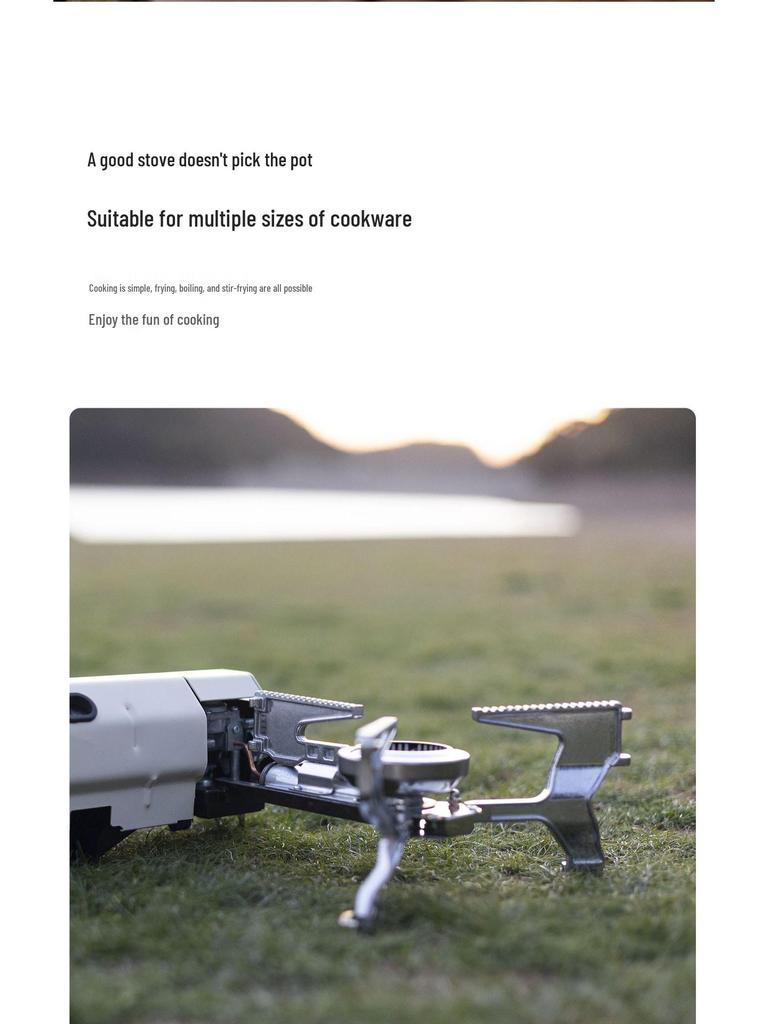 Portable Foldable Outdoor Induction Gas Stove for Camping and Cooking