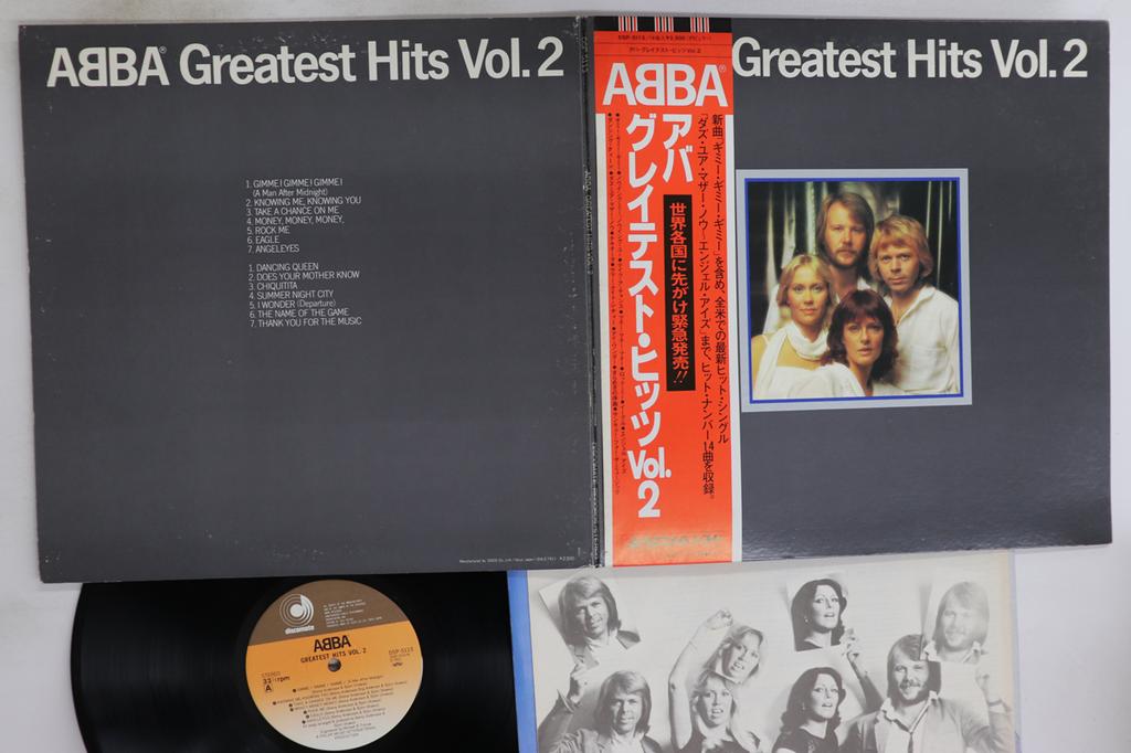 LP Record ABBA - Greatest Hits Vol. 2 DSP5113 DISCOMATE 1979 Japan Obi Pop Used