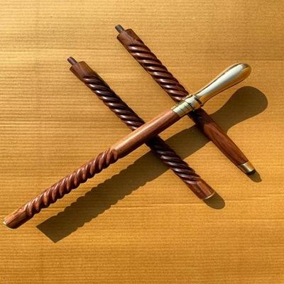Best Quality Simple Stylish Slim Handle-Walking Stick-Spiral Wooden Hiking Canes Victorian Walking Cane Stick Hiking Gifts