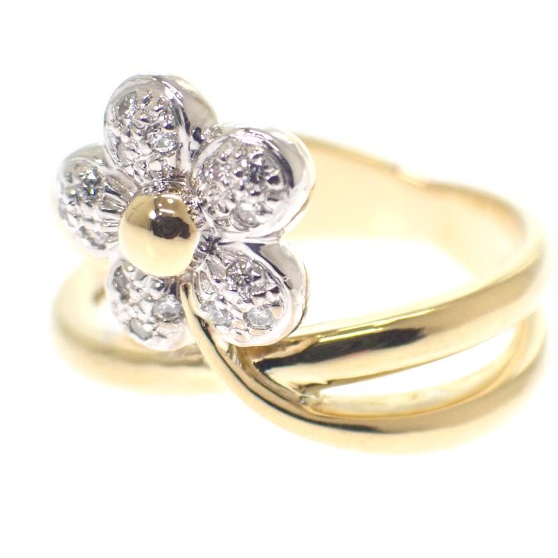 Ponte Vecchio  #10(JP Size) ring K18 yellow gold/K18 white gold Women