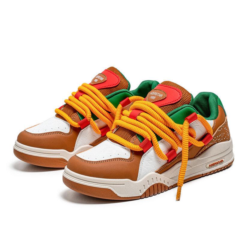 

2025 Streetwear Hip Hop Sneakers Men Original Sports Skateboard Shoes Man Fashion Low Top Men Casual Sneakers Platform Shoes 39