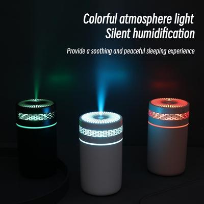 Mini Portable Car Air Humidifier Usb Ultrasonic Mist Maker Fogger With Colorful Lights Mute Aroma Oil Diffuser For Home Office