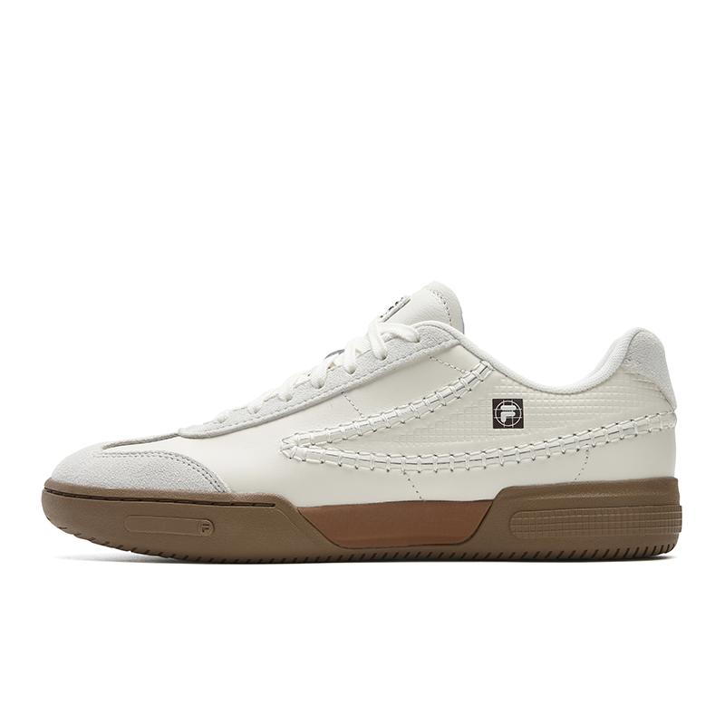 FILA TIFO FX Cushioning Abrasion Resistant Lightweight Low top Tennis Shoes Women s Micro White A12W622307FWW 38
