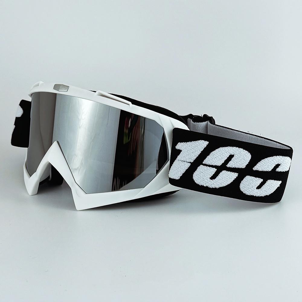 100 Ochelari de Motocicletă Antipraf Ochelari de Cursă Rezistenți la Vânt pentru Bărbați și Femei Motocross Ciclism Schi în Aer Liber Off-Road Ochelari de Bicicletă