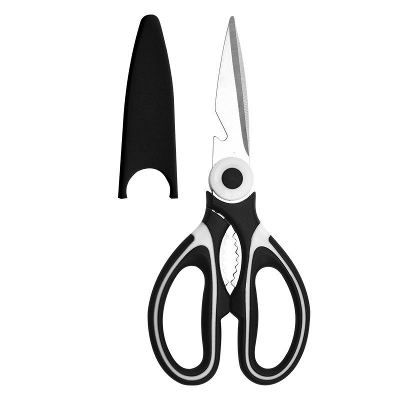 Multifunctional Stainless Steel Kitchen Scissors for Chicken Bones and Fish