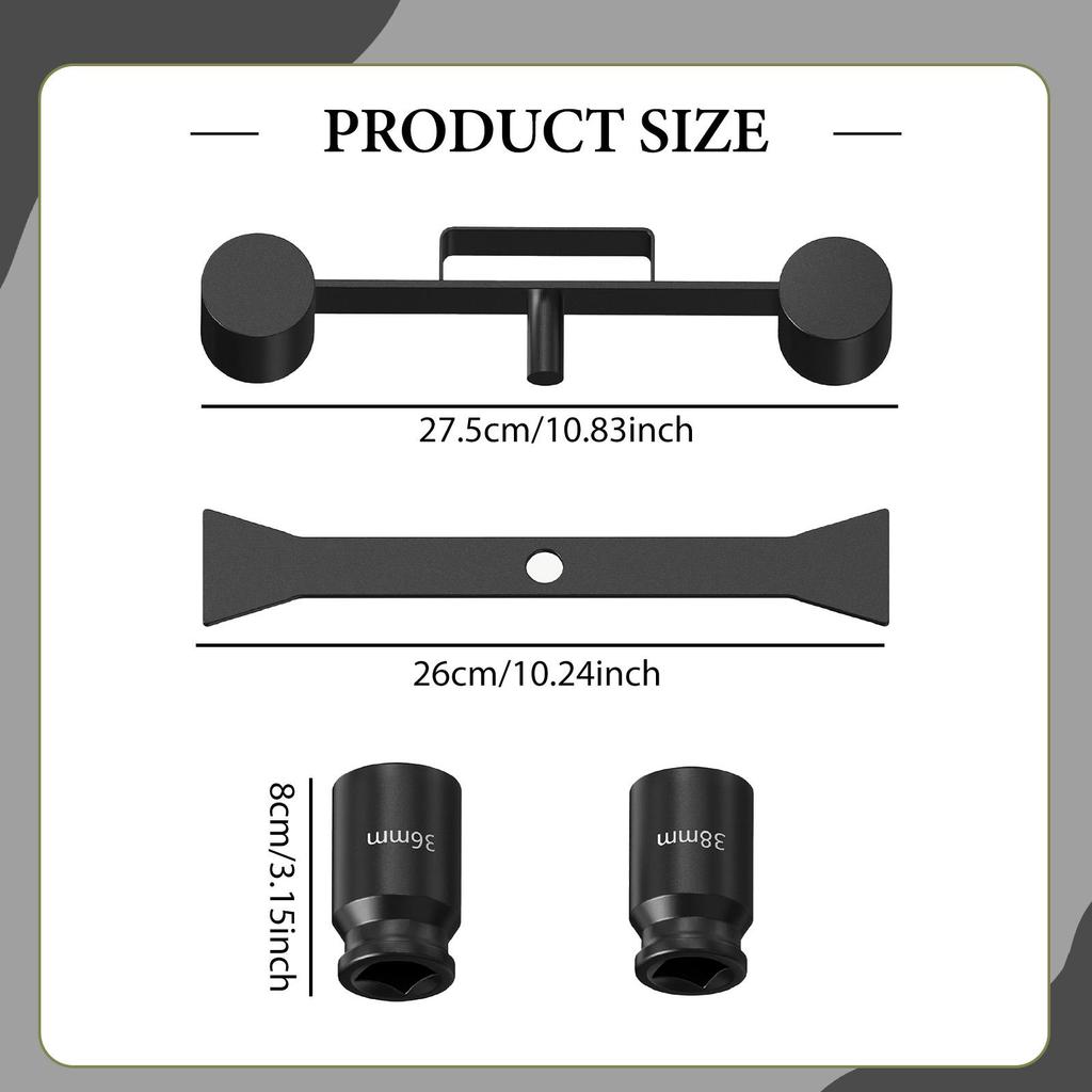 Washing Machine Inner Drum Disassembly Wrench Set Compact Repairing Spanner