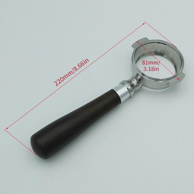 Stainless Steel Coffee Accessory Coffee Machine Portafilter for 58mm Espresso Maker Ensuring Stability and Easy Cleaning