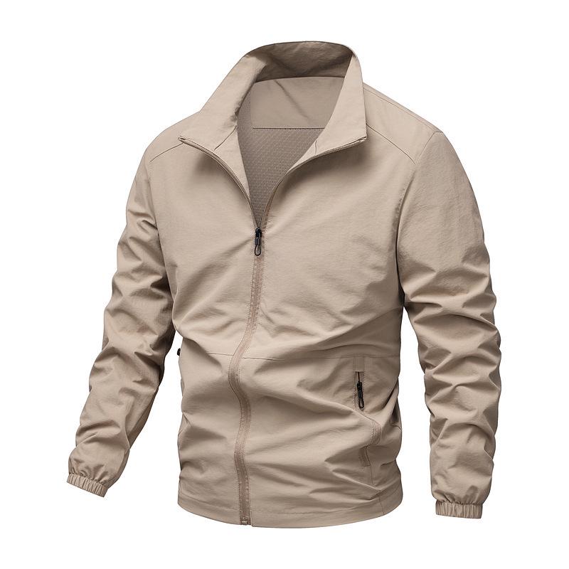 Men's Cross-Border Spring/Autumn Lightweight Windbreaker - Korean Style Casual Sports Coat