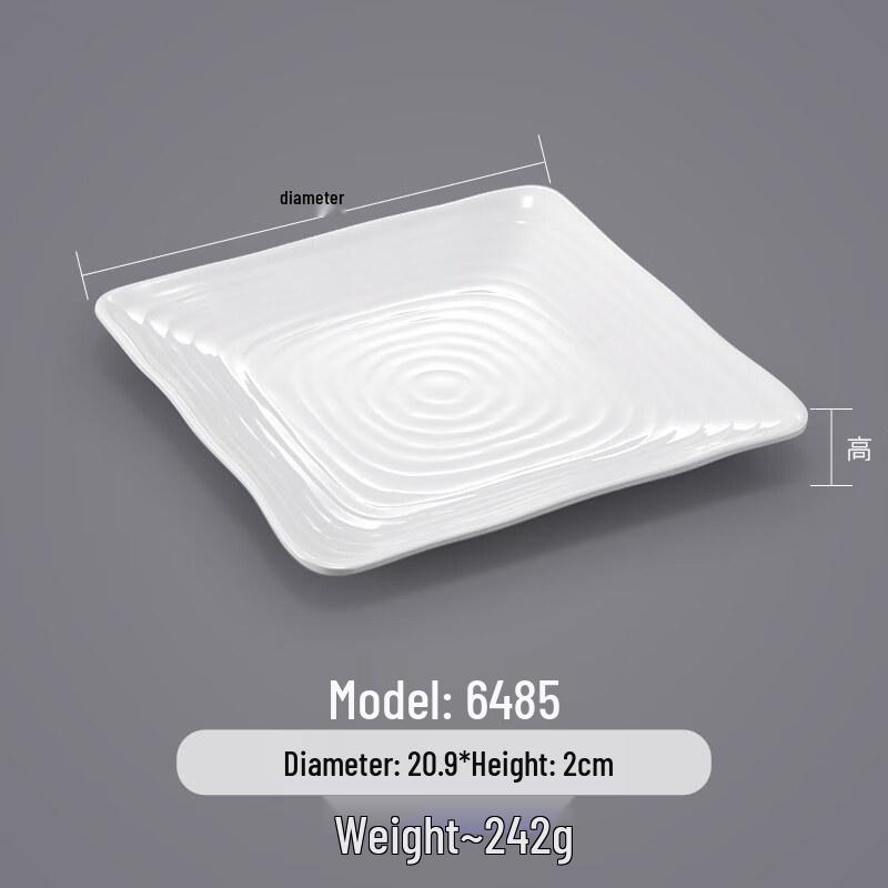 A5 Melamine Commercial Serving Plate