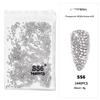 Nail Art Flat Bottom Drill Transparent Drill Ab Drill Nail Drill Diy Nail Ornament Nail Art Ornament Rhinestone