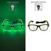 Festival Glowing Glasses With Lights Birthday Luminous LED Party Glasses Bar Club Props Fluorescent Neon Glasses Supplies