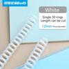 30 Hole Loose-leaf Plastic Binding Ring Spring Spiral Rings for 30 Holes A4 A5 A6 Paper Notebook Stationery Office Supplies
