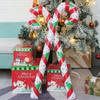 Christmas Decoration Inflatable Toys Christmas Candy Cane Santa Claus Walking Stick Crutch Balloons
