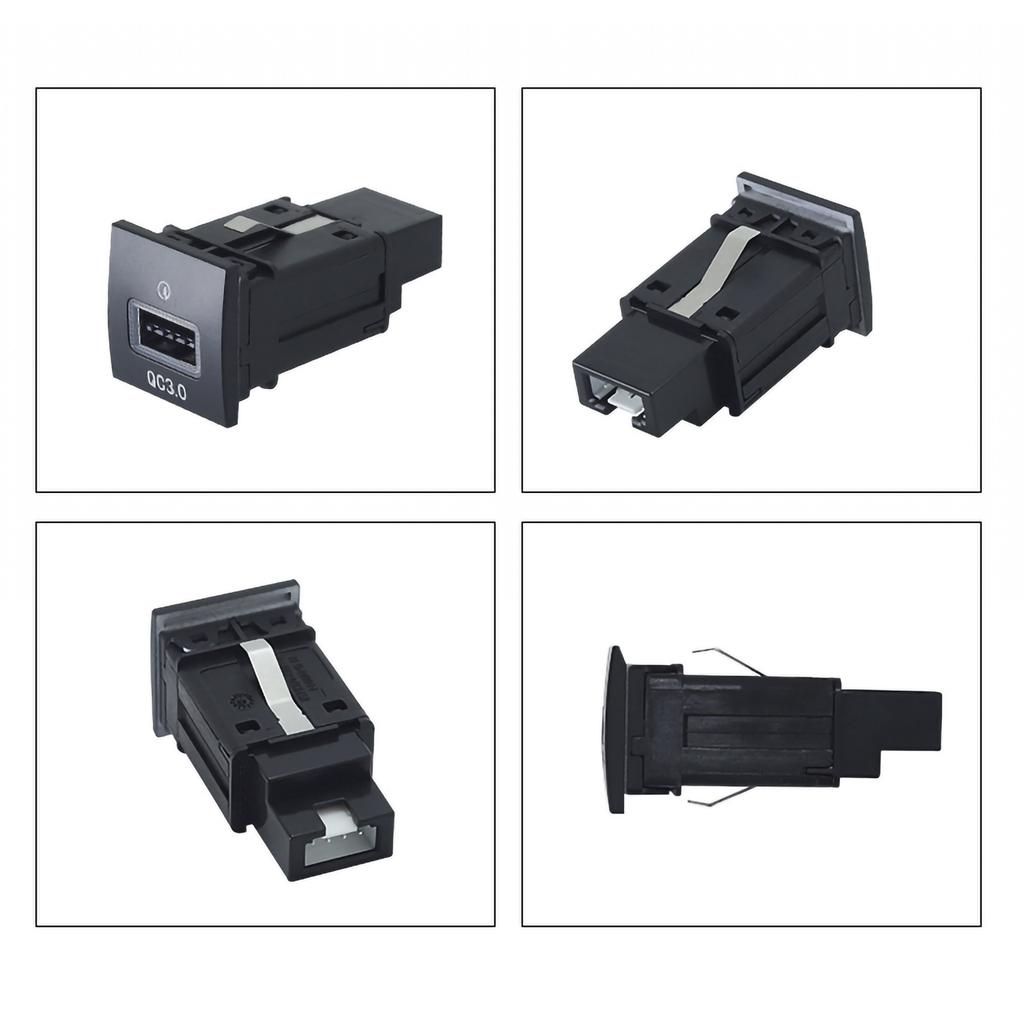 For VW Golf 6 Jetta 5 MK5 Scirocco 06-12 QC3.0 Type C PD USB Quick Car Charger Socket Nondestructive Replacement Harness 12V/24