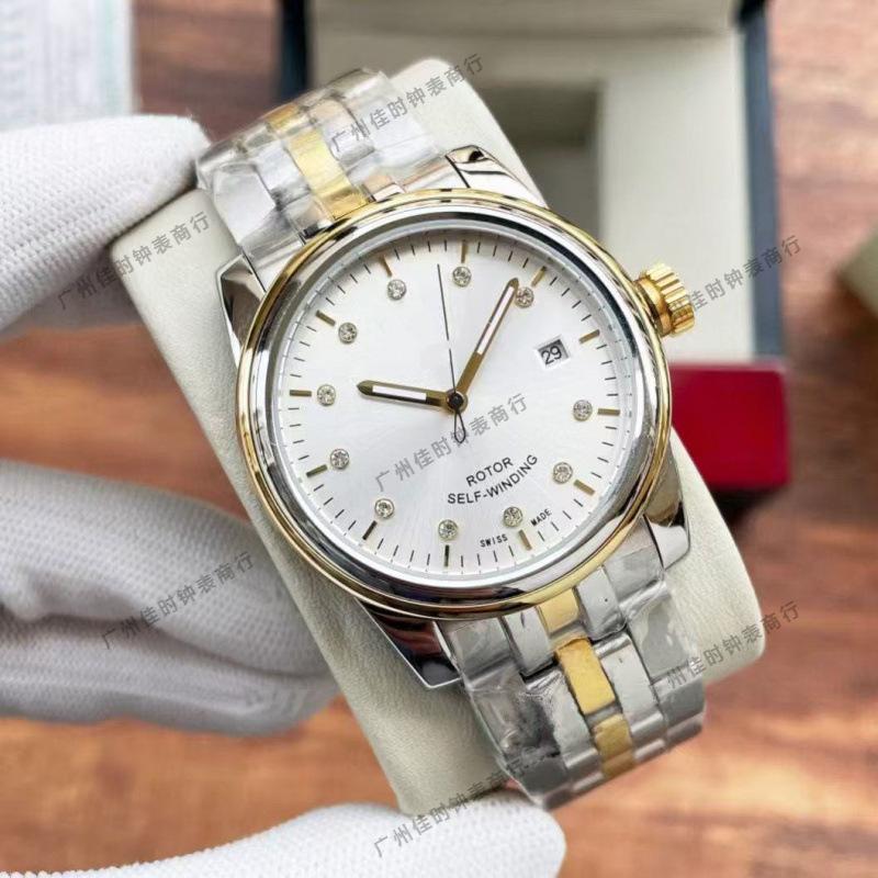 Dijia Tud Klassisch M22010 Business Rautenmuster Automatik Mechanisch Stahlarmband Herrenuhr