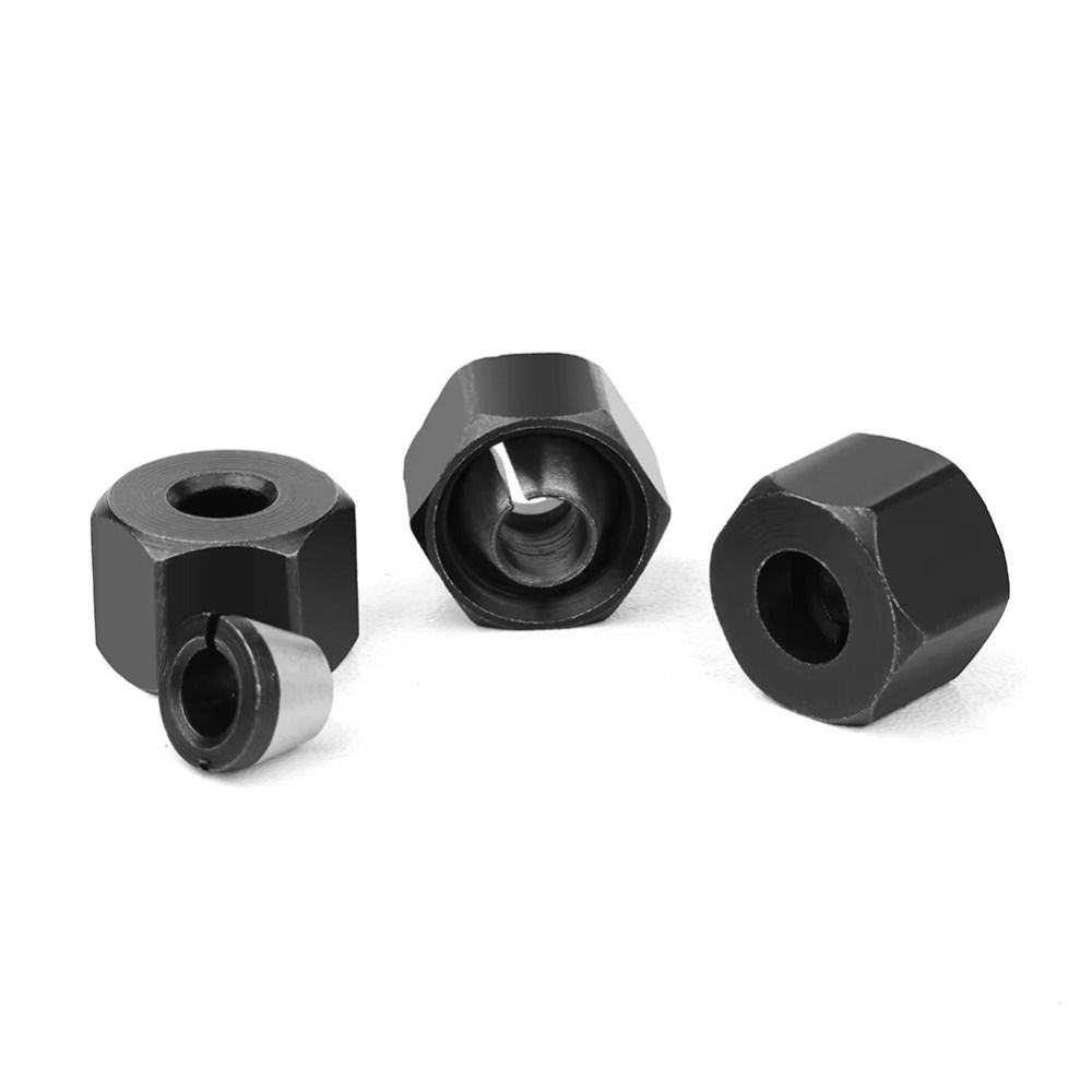 Carbon Steel Collet Chuck 6mm 6.35mm 8mm Electric Router Collet Chuck  Engraving Trimming Machine