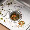 1Pcs Stainless Steel Kitchen Sink Filter Kitchen Garbage Food Residue Dishsink Filter With Handle Metal Sink Strainer