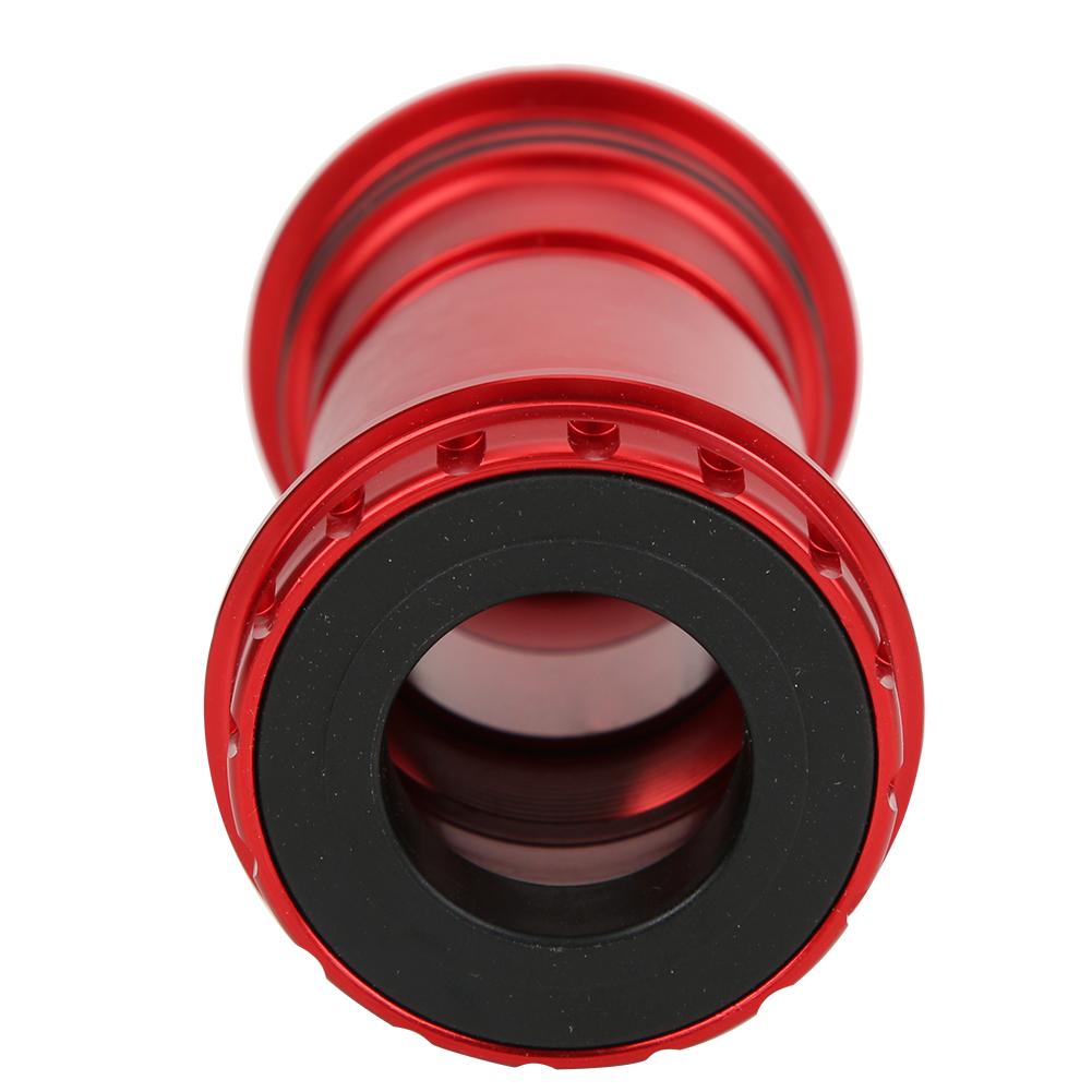 BB30 Alloy Bike Integrated Thrd Screw In Locking Bring Bottom Bracket Crankset Accessory(Black )