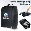 Car Badge Outdoor Sneaker Storage Bag Travel Shoes Storage Accessories For BMW 50th Anniversary 3 5 7 Series E83 F16 E70 Sticker