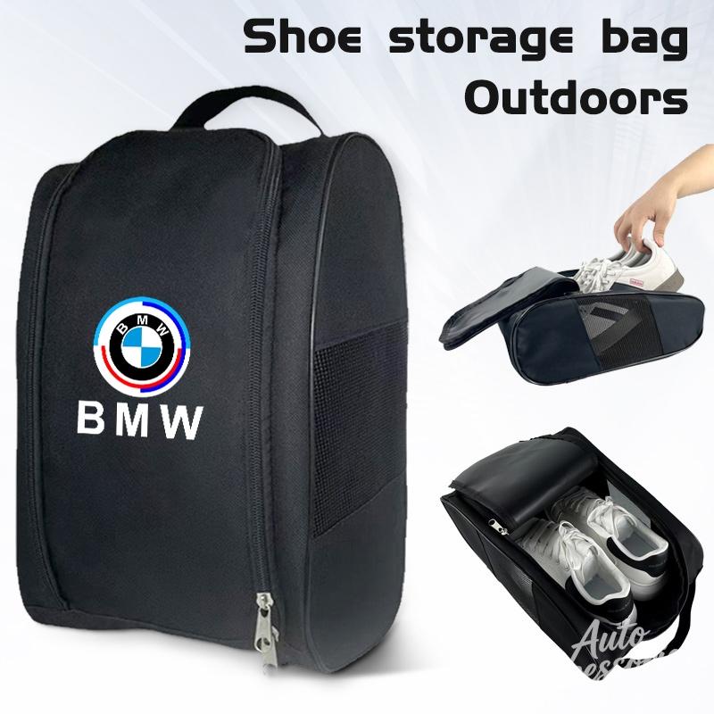 Car Badge Outdoor Sneaker Storage Bag Travel Shoes Storage Accessories For BMW 50th Anniversary 3 5 7 Series E83 F16 E70 Sticker