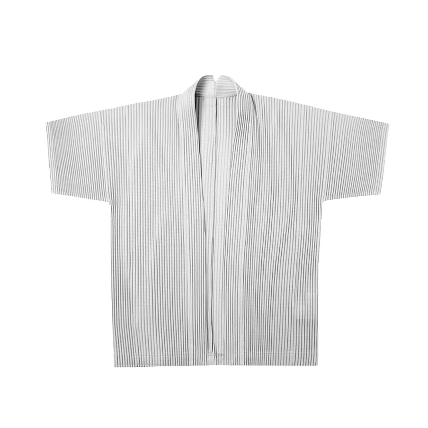 Мужской плиссированный кардиган в стиле Issey Miyake Осень 2026 - Свободный универсальный топ большого размера в японском стиле Extra Large 1980₽