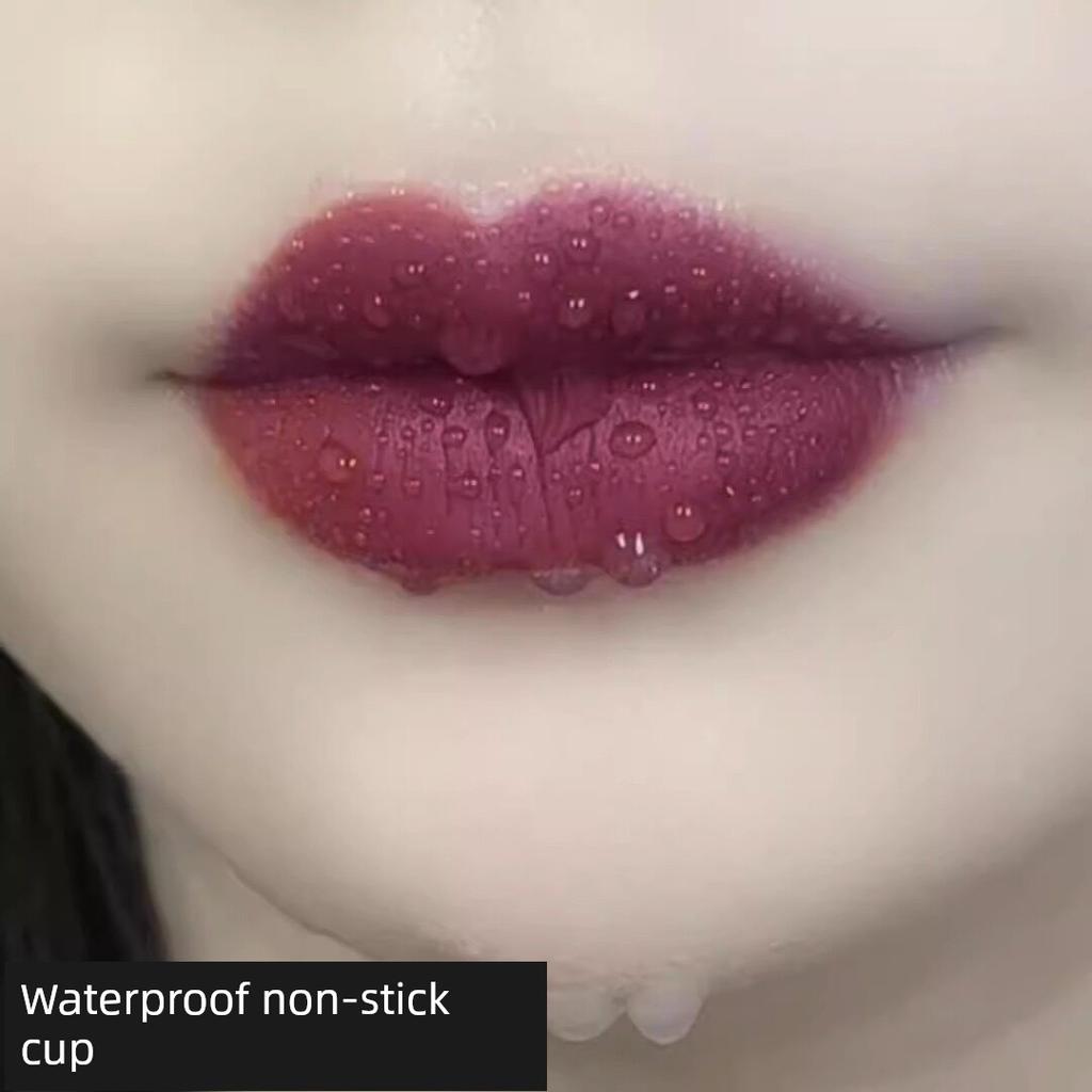 Suitable for Sisters Aged 40, 50, 60, Lipstick That Doesn'T Stick To Cups, Doesn'T Fade, Cinnamon Milk Tea Color, Moisturizing and Waterproof