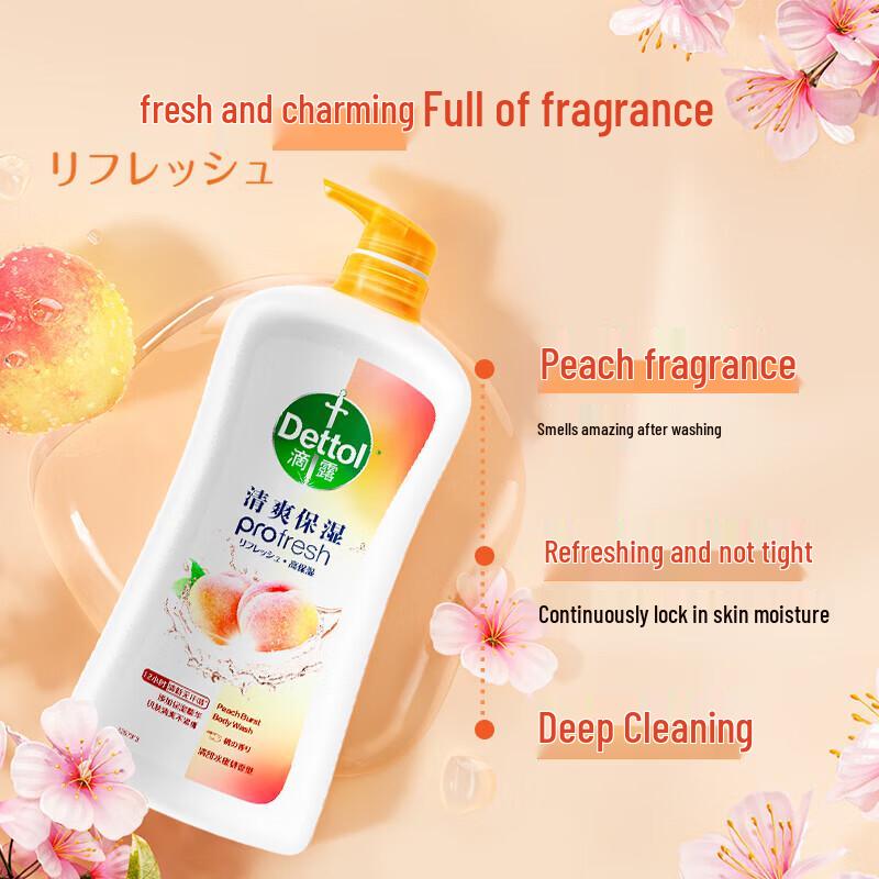 Dettol Sweet Peach Refreshing Shower Gel
