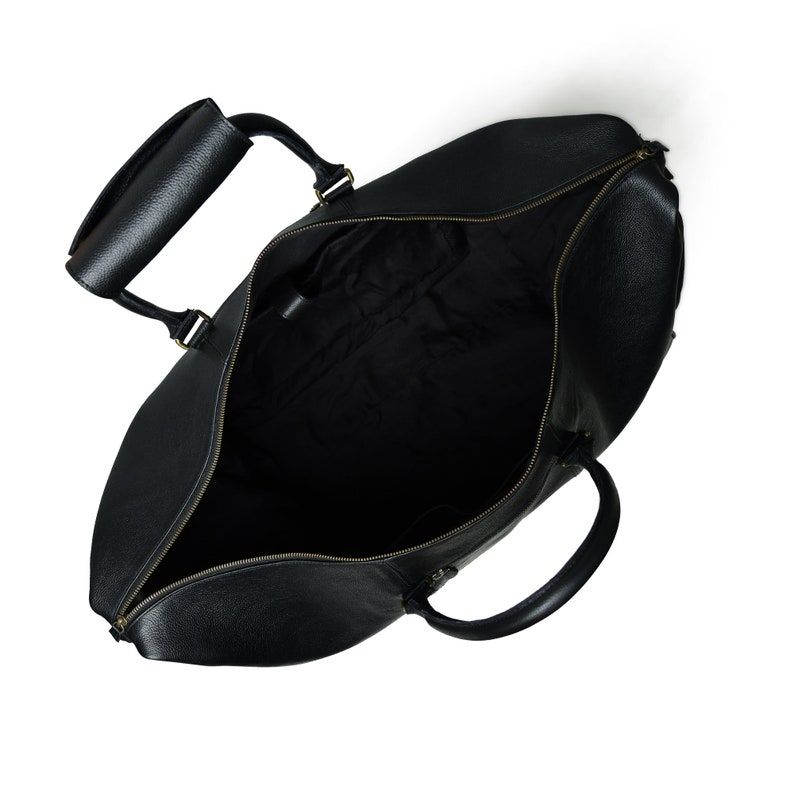 Leather Duffel Bag|Handmade Leather Bag|Leather Travel Bag for Men|Valentines Gift for Husband|Leather Weekender Bag, Holdall