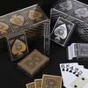 Luxury Texas Hold'em Poker Cards with Gold & Silver Edges in Gift Box Set