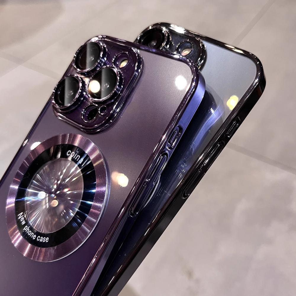 Husă Magnetică pentru Telefon Pentru iPhone 15 Pro Max 14 Pro Max Plus Husă Huse Moi din Silicon Pentru iPhone 13 12 14 15 Pro Mini Capac Spate