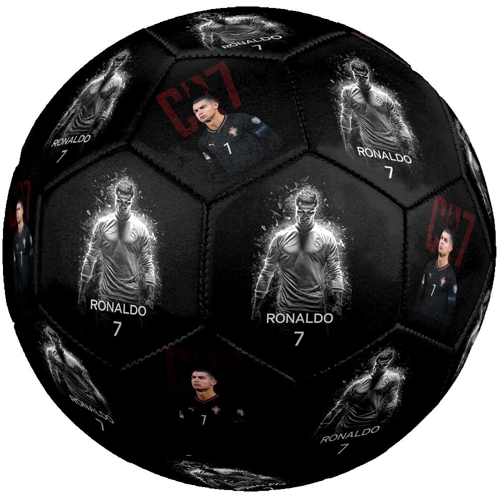 Ronaldo's Real Madrid Player Action Soccer Ball Size 5 Football Machine Sewn Indoor/Outdoor Training and Matches Surprise Collection Gift