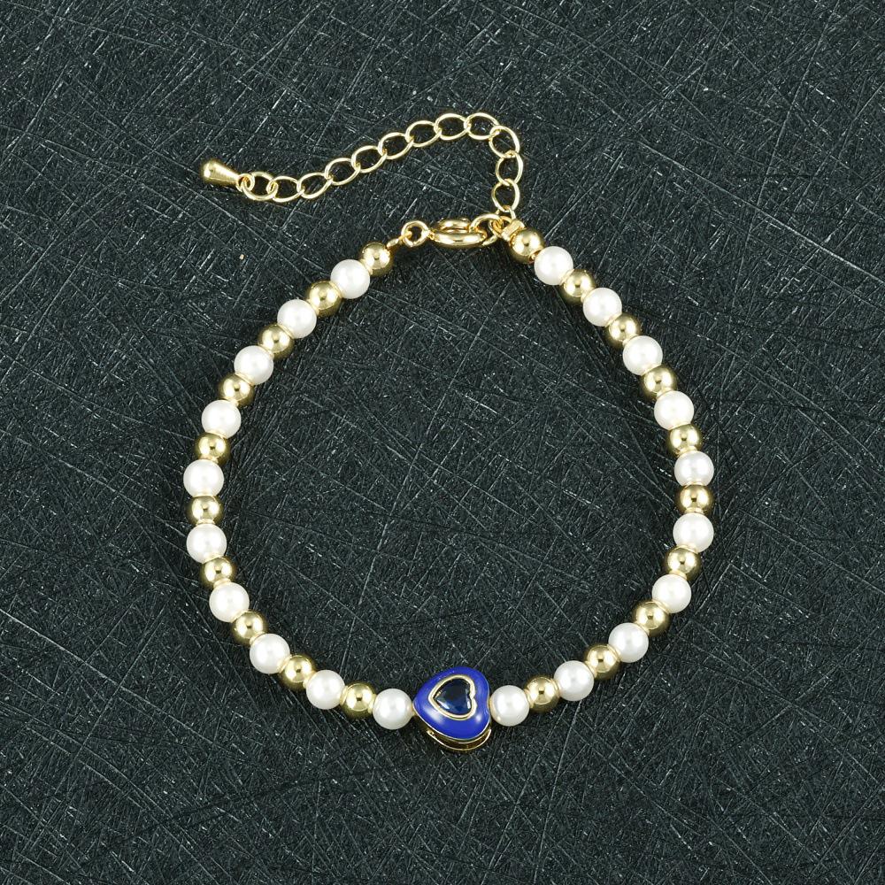 Sweetheart Pearl Bead Bracelet - Fashionable Light Luxury Versatile Shell Jewelry