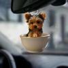 Acrylic Unique Dog Car Hanging Ornament For Stylish Rearview Mirror Features Decor