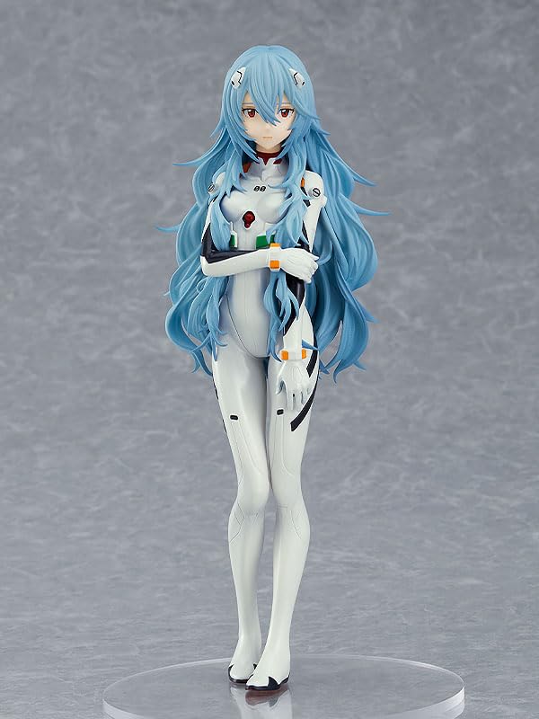 POP UP PARADE New Theatrical Edition Rei Ayanami Long Hair Plastic Complete Figure Second Resale Evangelion Ver. Non-scale Pre-painted